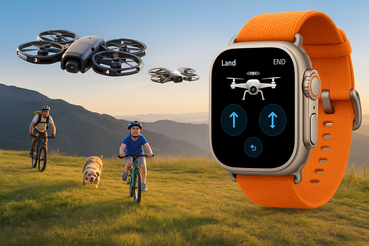 DJI et Apple Watch : une nouvelle ère pour le contrôle des drones