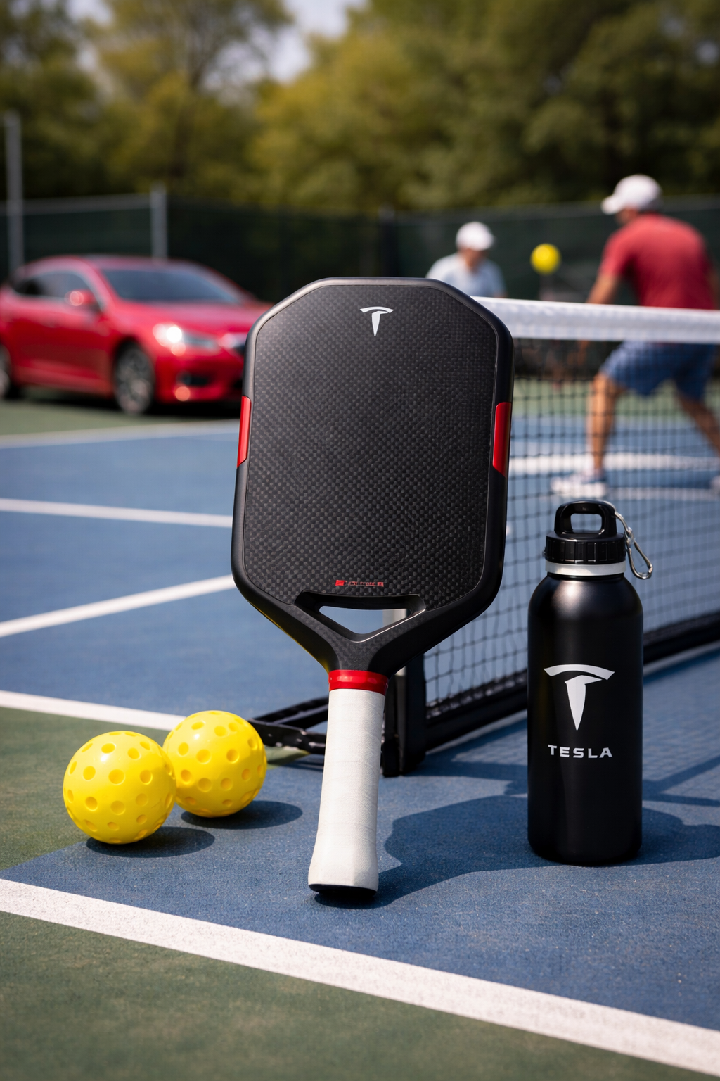 Tesla se lance dans le pickleball avec sa raquette innovante : découvrez ce sport en plein essor