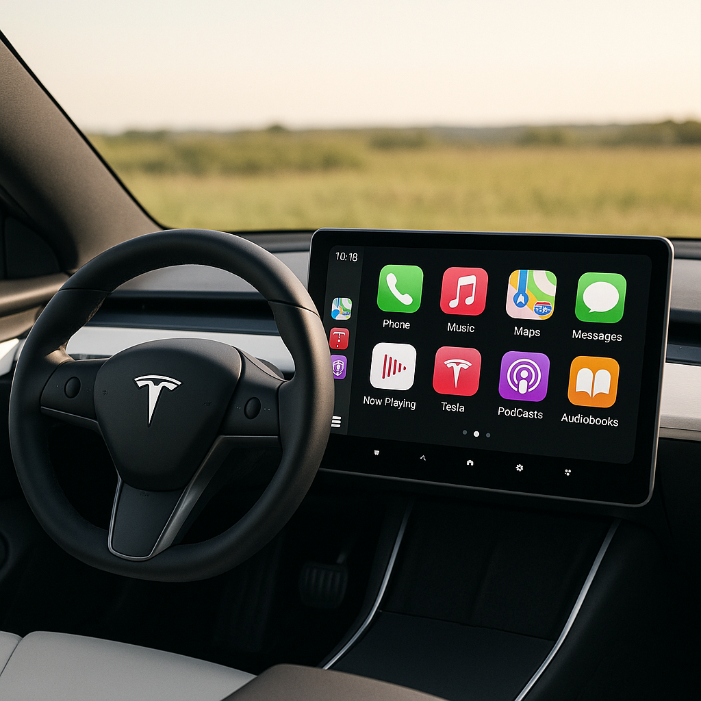 Tesla envisage d'intégrer Apple CarPlay dans ses véhicules électriques