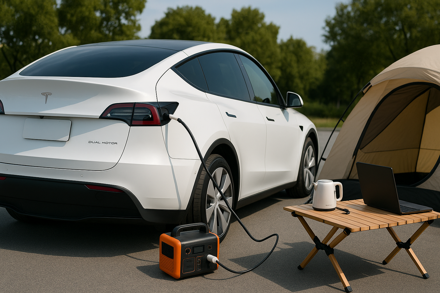 Tesla Model Y L : il passe à la recharge bidirectionnelle